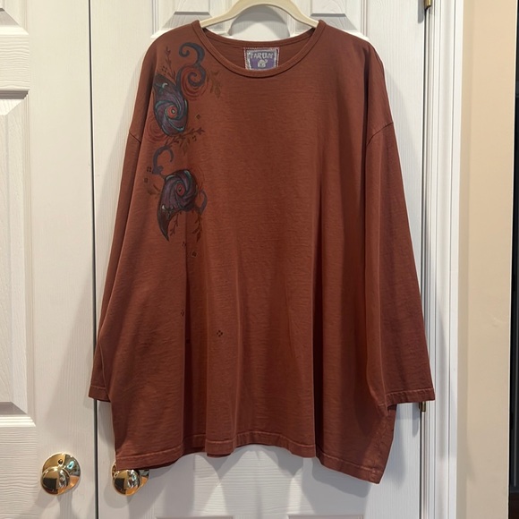 Blue Fish Tops - Blue Fish (was Barclay) hand painted top